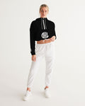 Black OKL Women's Cropped Windbreaker