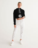Black OKL Women's Cropped Windbreaker