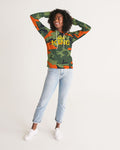 Orange Camou Women's Hoodie