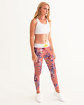 Pink Flowers Women's Yoga Pants