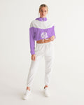 Lavender OKL Women's Cropped Windbreaker