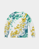 OKL TYE-DYE Men's Classic French Terry Crewneck Pullover