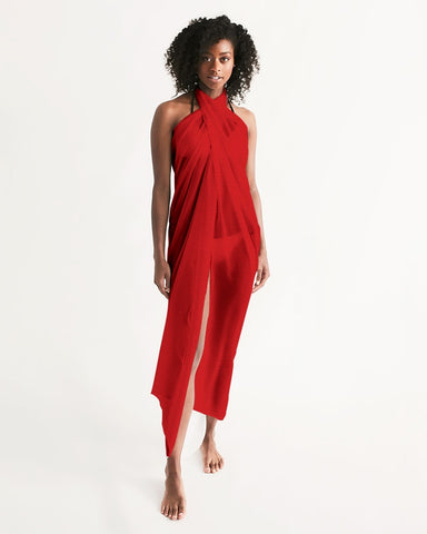 Red Swim Cover Up