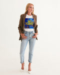 Multi-Color  Paint Imprint Women's Graphic Tee