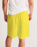 Yellow OKL Men's Jogger Shorts