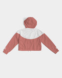 SP & White OKL Women's Cropped Windbreaker