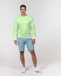Green Abyss Men's Classic French Terry Crewneck Pullover