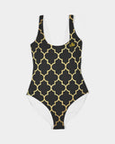 OKL Designer Print Women's One-Piece Swimsuit