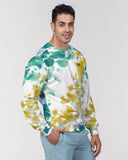 OKL TYE-DYE Men's Classic French Terry Crewneck Pullover