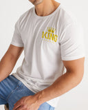 White/Gold Reverse Logo Men's Tee