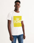 White/Yellow Imprint Men's Graphic Tee