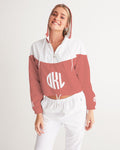 SP & White OKL Women's Cropped Windbreaker