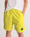Yellow OKL Men's Jogger Shorts