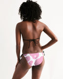 Pink CP OKL Women's Triangle String Bikini