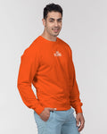 OKL Orange Men's Classic French Terry Crewneck Pullover