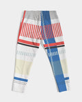 WHITE PLAID Men's Joggers