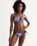 Multi Floral Women's Triangle String Bikini