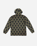Black/Gold Design Men's Windbreaker