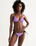Lavender OKL Women's Triangle String Bikini