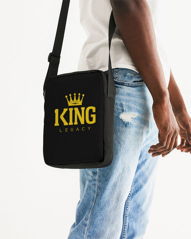 Black/Gold Messenger Pouch