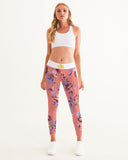 Pink Flowers Women's Yoga Pants