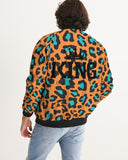 Flintstone Print Men's Bomber Jacket