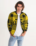 Yellow PlaidMen's Bomber Jacket