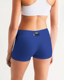 Legacy Blue Women's Mid-Rise Yoga Shorts